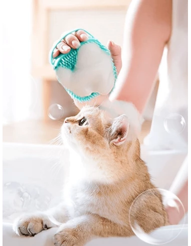 Brosse de bain pour animaux de compagnie