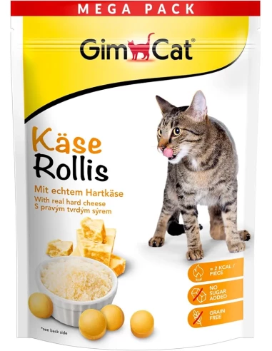 GimCat Rollis, golosinas de queso para gatos