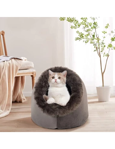 

ZOIEpeng Lit Igloo Douillet pour chat et chiot

ZOIEpeng Igloo Bett Kuschelig für Katzen und Welpen